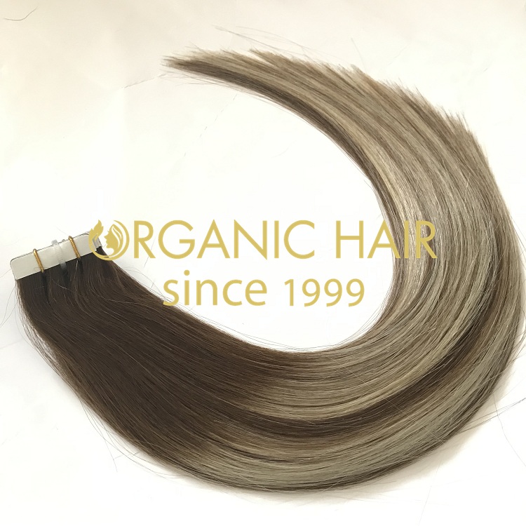  High quality 100% human remy tape in hair extension I8